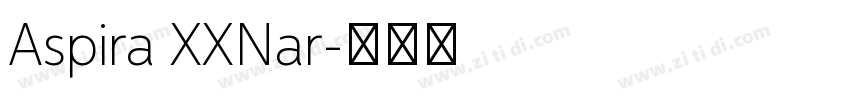 Aspira XXNar字体转换